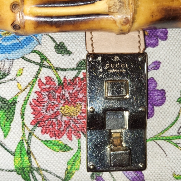 Gucci Bamboo Leather Flora - Picture 9 of 9